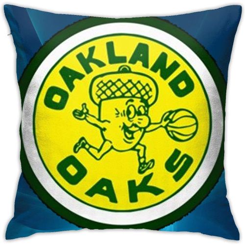 Aba Oakland Oaks Rétro Basket Taies D'oreiller Douces Luxe Respirant Housse De Coussin Jeter Taie D'oreiller 18x18 Pouces