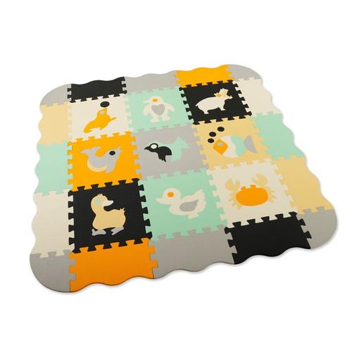 Puzzle Tapis En Mousse Pour Bébé 1.3m² / 9 Dalles. Animale.