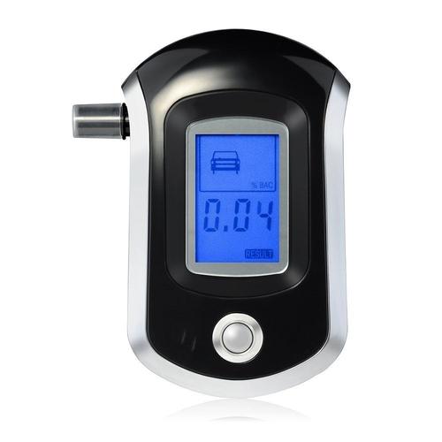Respirurgie Portable Respiration Portable Testeur d'alcool Portable LCD Numérique Noir Digital Gaz/Détecteur de la température - Détecteur de gaz unique