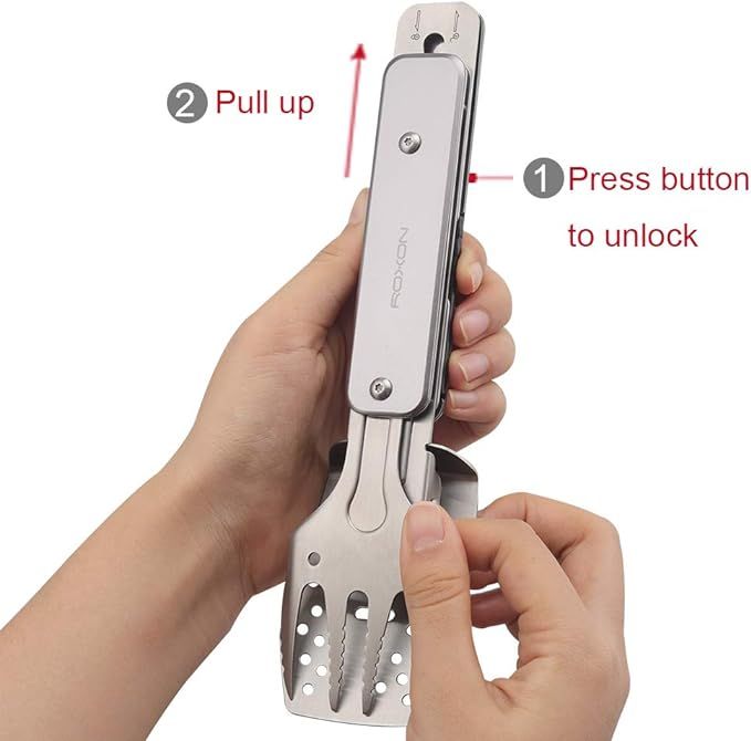 Ensemble d'outils combins 4 en 1 pour mini barbecue avec sp... - 2