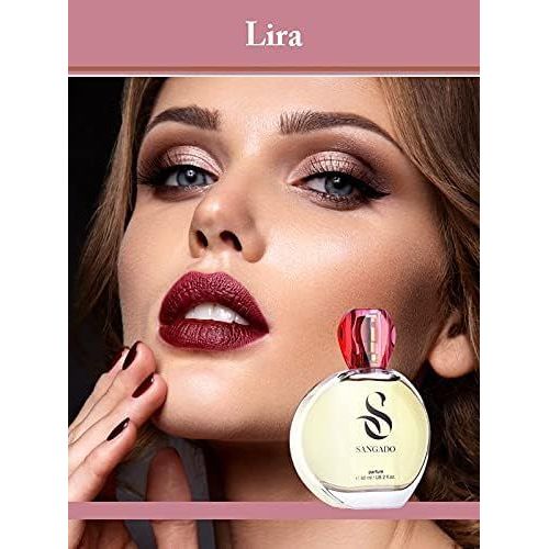 Lira De ,Parfum Pour Femme,8-10 Heures Longue Durée,Senteur Luxe,Ambre Fougère,Essences Françaises Fines,Extra-Concentré (Parfum),Moderne,Raffiné,60 Ml Spray 