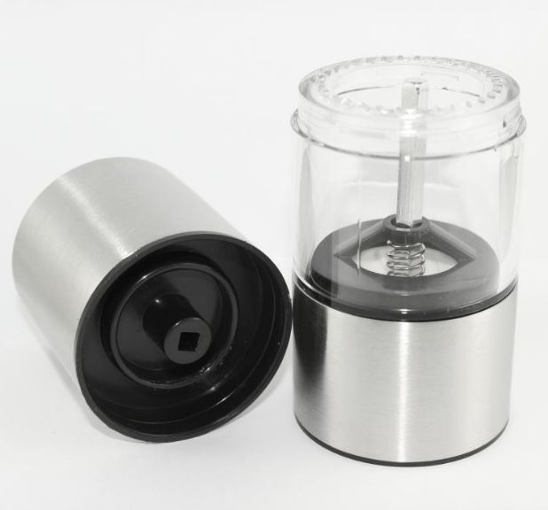 Set De Moulin  Sel Et  Poivre En Acier Inoxydable Avec Bro... - 4