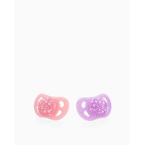 Lot De 2 Sucette Orthodontique Violet Et Rose 0-6 Mois De Twistshake