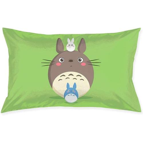 My-Neighbor-Totoro Taie D'oreiller Décorative Douce Et Lisse Lavable Pour Canapé, Chaise, Lit Et Maison 20 X 30 Pouces