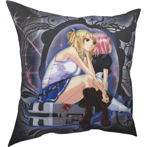 Confortable Et Durable Fairy Tail Lucy Four Seasons Housse De Coussin Décorative Pour La Maison, Le Salon, La Chambre À Coucher, Le Canapé, Taille 45,7 X 45,7 Cm