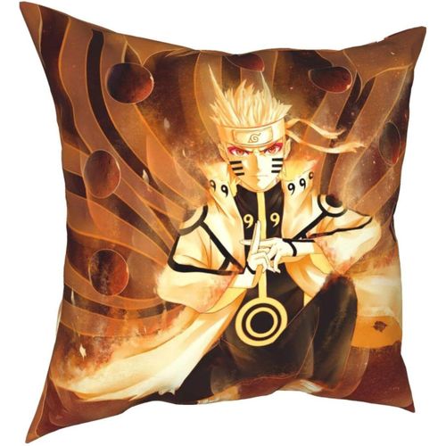 Housse De Coussin Confortable Et Durable Anime Uzumaki Naruto Quatre Saisons, Décoration De La Maison, Salon, Chambre À Coucher, Canapé, Taille 30,5 X 30,5 Cm