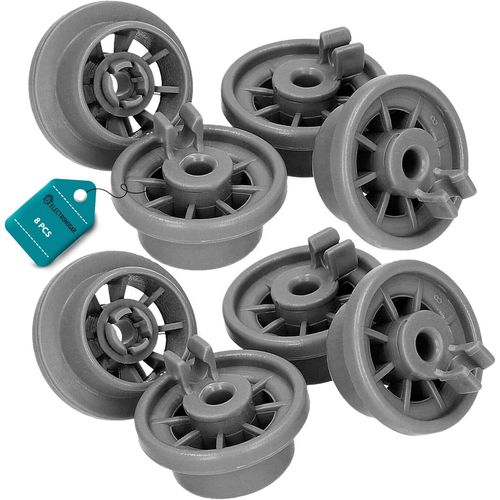 roulettes Lave-Vaisselle Compatible avec Bosch | Set Universel Complet de 8 Roues pour Panier Inférieur | Compatible avec Lave Vaisselle Bosch,Siemens,Beko,Neff et d'autres