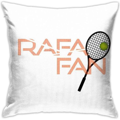 Rafael Nadal ? Taie D'oreiller Carrée, Taie D'oreiller Décorative Pour La Maison, Lit, Canapé, 18x18 Pouces