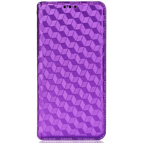 Housse Pour Xiaomi Redmi 10 Etui, Pu/Tpu Retourner Cuir Coque Magnetique Portefeuille Protection Case Cover, Mauve