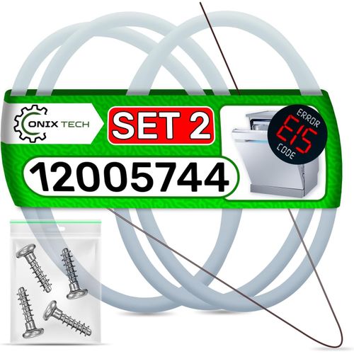 2 Pièces Carter Pompe Lave Vaisselle Ø 182 mm Kit de Réparation pour Éliminer Erreur E15 avec Code 12005317 12026667 12005744 pour Bosch pour Siemens pour Neff