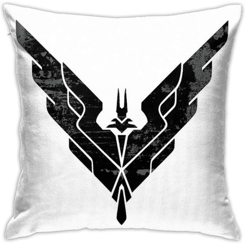 Elite Dangerous Elite Rank Taie D'oreiller Douce Housse De Coussin Pour Chambre À Coucher, Canapé, Taie D'oreiller Carrée, Décoration D'intérieur, 45,7 X 45,7 Cm