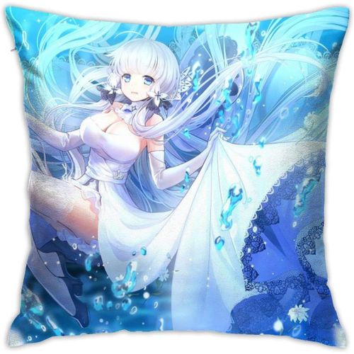 Azur Lane Anime Housse De Coussin Respirante De Luxe, 45,7 X 45,7 Cm, Décoration De Maison, Salon, Canapé, Siège De Voiture, Taie D'oreiller Carrée En Polyester Doux
