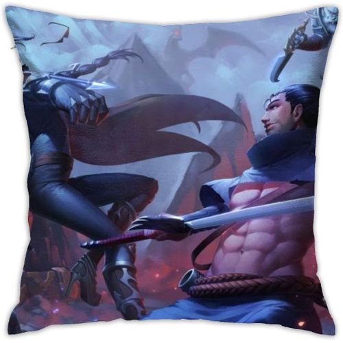 Vayne The Unforgiven Housse De Coussin 45,7 X 45,7 Cm, Taie D'oreiller Moderne, Taie D'oreiller Carrée, Décoration.
