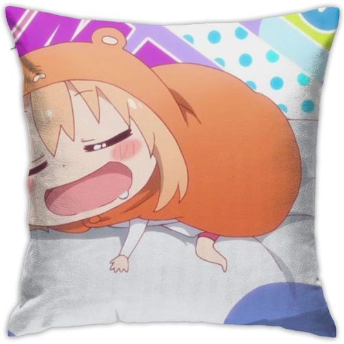 Housse De Coussin Dessin Animé Himouto Umaru Chan 45,7 X 45,7 Cm, Taie D'oreiller Moderne, Taie D'oreiller Carrée, Décoration.