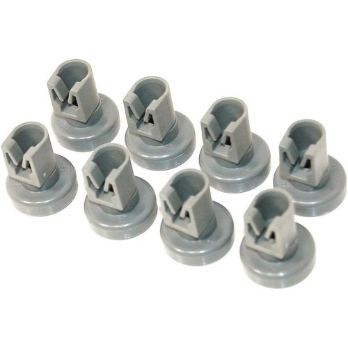 Roue de rechange universelle pour panier de lave-vaisselle Electrolux Zanussi Zanker AEG Favorit Juno Privileg Fortschritt Quelle John Lewis 50286967000 50286966002 50269970005 502781006 764817