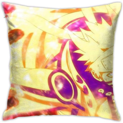 Naruto Uzumaki Naruto Housse De Coussin 45,7 X 45,7 Cm, Taie D'oreiller Moderne, Taie D'oreiller Carrée, Décoration.