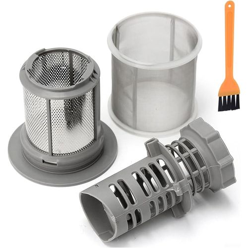 Filtre de rechange pour lave-vaisselle,micro filtre de rechange en maille pour modèles Bosch,Neff Siemens,pièces et accessoires de lave-vaisselle avec 1 petite brosse de nettoyage