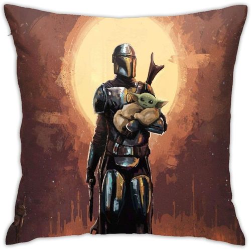 Housses De Coussin Décoratives Pour La Maison, Taies D'oreiller Pour Lit, Canapé, Guerrier En Acier Sous Le Coucher Du Soleil, 45cm X 45cm