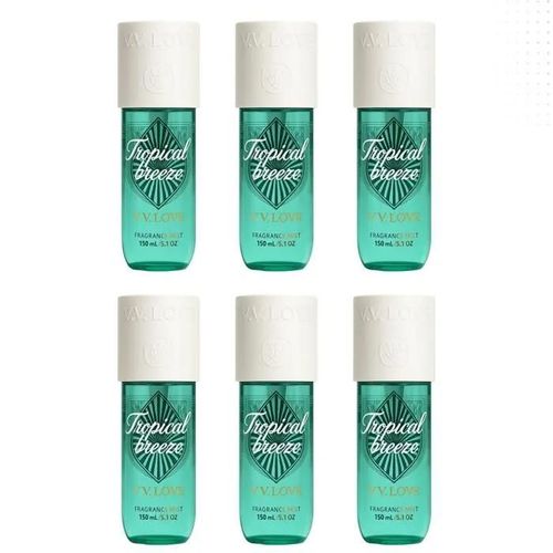 Vv Love Tropical Breeze Brume Parfumée Pour Femme 6*150ml 