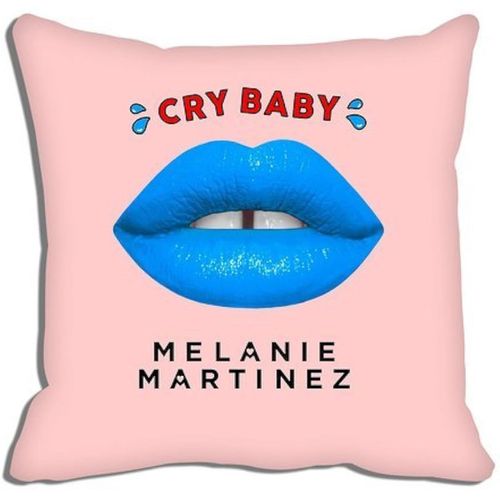 Housses De Coussin Décoratives Canapé Chaise Siège Taie D'oreiller 18x18 Pouces Coton Lin Oreiller Décoratif Housse De Coussin Melanie Martinez-Custom01