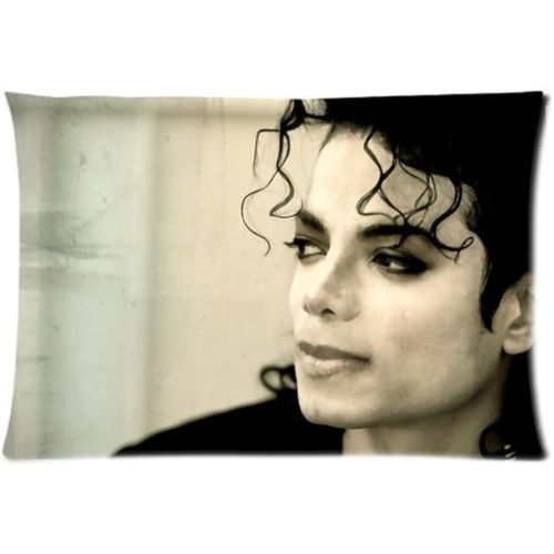 Connortonkin Michael Jackson Taie D'oreiller Taille Standard Deux Côtés Taie D'oreiller-18x18 Pouces