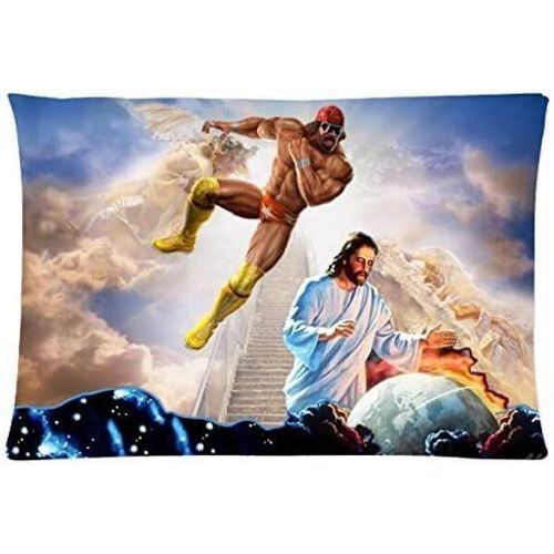 Ensemble De Literie Housses D'oreiller De Salon, Housse D'oreiller En Coton Macho Man Randy Savage Jesus 20x30 Pouces Par Shaa