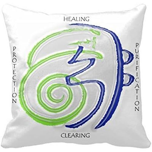 Housse De Taie D'oreiller Purification Guérison Reiki Canapé Housses Décoratives