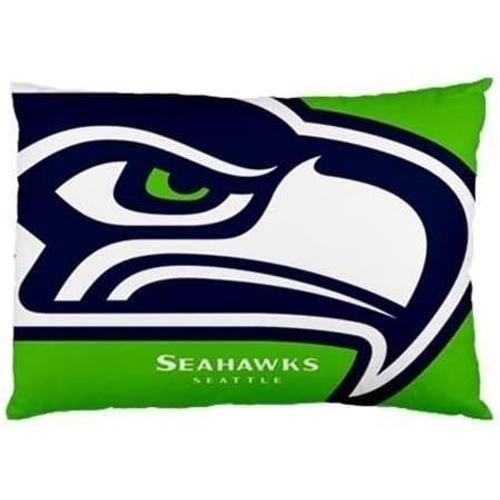 Nouvelle Mise À Jour, Meilleur Choix De Cadeau, Seattle Seahawks Nfl, Taie D'oreiller Standard (50cm X 75cm)