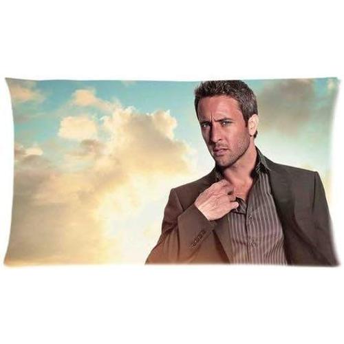 Alex O Loughlin Hawaii Five O Taie D'oreiller Personnalisée Coussin Taie D'oreiller Housse De Coussin Décorative Pour La Maison (35 Cm X 50 Cm)