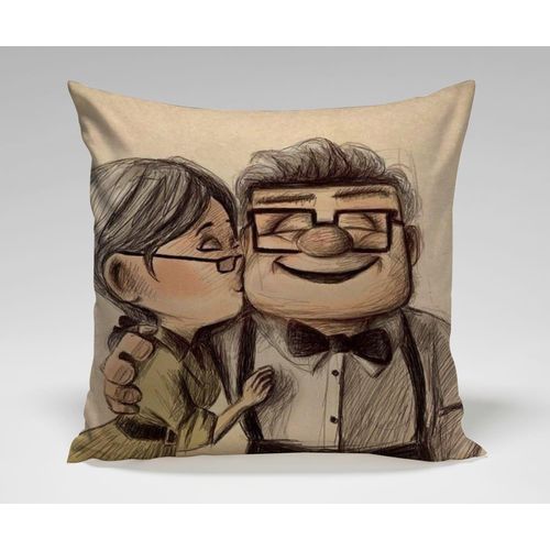 Disney Pixar Carl Et Ellie Up Movies Taie D'oreiller (40 Cm X 40 Cm)