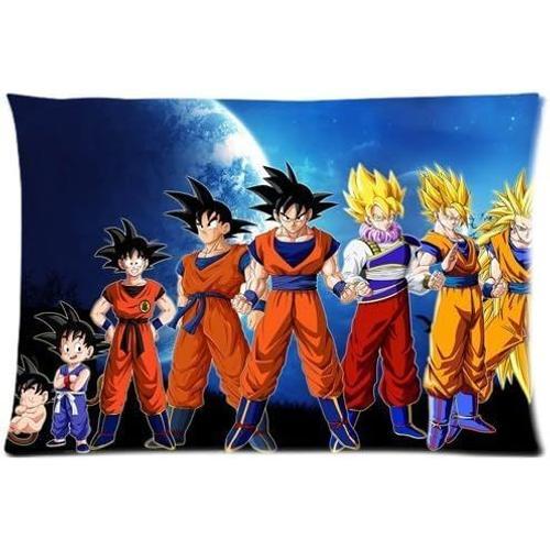 Anime Dragon Ball Z Taies D'oreiller Taie D'oreiller Personnalisée Housse De Coussin 20x30 Pouces Deux Côtés