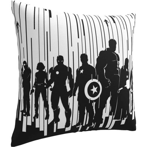 Housse De Coussin Avengers, Taie D'oreiller Décorative Pour Canapé, Voiture, Décoration De Lit, Maison, Extérieur, 45 X 45 Cm, Lot De 1