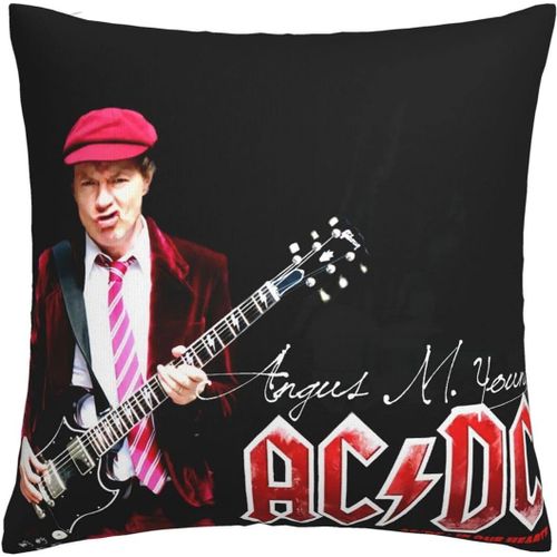 Acdc Lot De 1, Housses De Coussin De Canapé 45 X 45 Cm, Housses De Coussin Carrées Décoratives, Décorations Pour La Maison, Pour Canapé, Lit, Chaise, Voiture