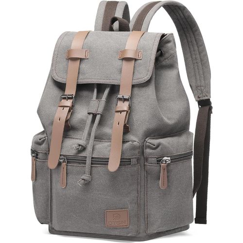 Sac À Dos Vintage En Toile Pour Homme Et Femme, Sac À Dos Décontracté Durable, Convient Pour L'Université, Le Travail, Les Voyages Et L'Extérieur[SAC642121]