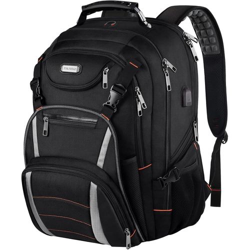 Sac À Dos De Voyage Pour Ordinateur Portable 18,4 Pouces Rfid Antivol Tsa Friendly Backpack Avec Port De Charge Usb, Résistant À L'Eau College School Bookbag Pour Femmes Hommes[SAC641532]