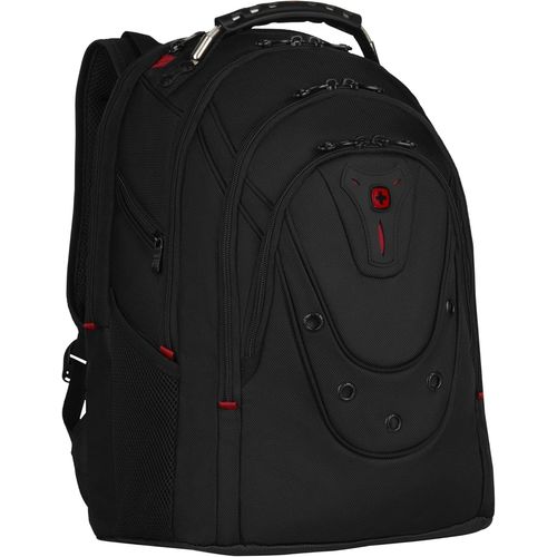 Ibex Deluxe Sac À Dos Pour Ordinateur Portable 14-16 Pouces, Tablette Tactile 10 Pouces, 26 L, Femmes Hommes, Affaires Uni École Voyages, Noir, 606493[SAC641040]