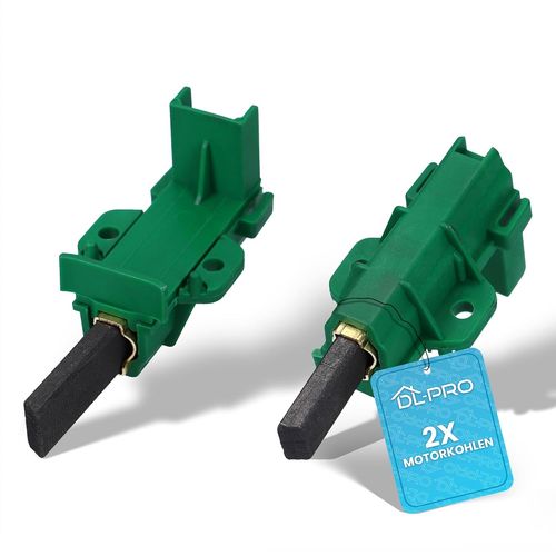 Charbon moteur avec balai-Idéal pour machine à laver Beko Blomberg 371202407 371202405 L24MF7 Candy Hoover 49028930 WMB WMD WTV
