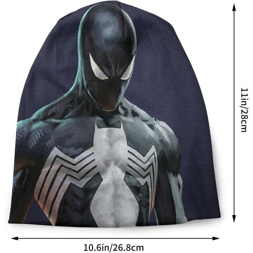 Spiderman Bonnet En Coton Pour Homme - Bonnet Long Avec Tête De Mort - Baggy - Hip-Hop - Chapeau D'hiver Et D'été