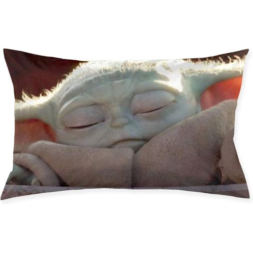Baby Yo-Da The Man-Dalorian Taie D'oreiller Résistante Aux Plis, Sans Produits Chimiques, Parure De Lit Pour Chaque Festival, Librairies Pour Décoration D'intérieur D'automne 50,8 X 76,2 Cm