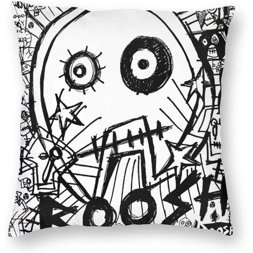 The Mighty Boosh Logo Monty Python Housse De Coussin Pour Hommes, Taie D'oreiller De Canapé, Coussin De Chaise, Oreiller De Lit De Dessin Animé, Coussin De Siège De Voiture 45 Cm * 45 Cm Housses De Coussin