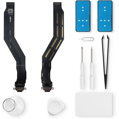 Connecteur De Charge Pour Oneplus 8 Port De Charge Remplacement Charging Port Microphone Jack Audio+Kit De Réparation[Usbc825]