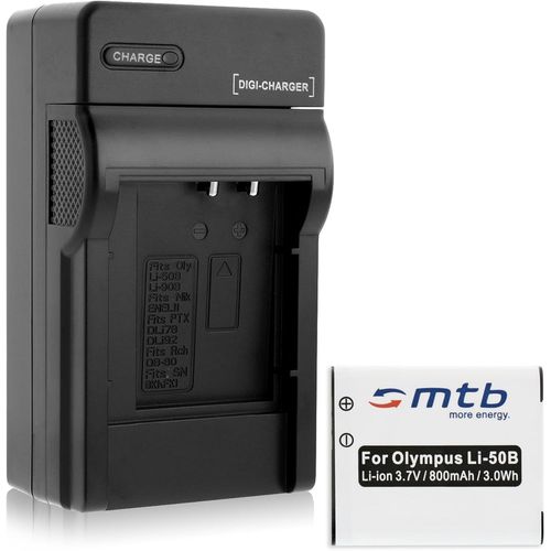 Batterie + Chargeur (Auto/Secteur) Pour Olympus Li-50B / Xz-10... / Pentax Wg-3 ... / Ricoh Cx5 ... Voir Liste![UsbC679]