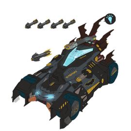 Batman Ultimate Batmobile Transformable Batman