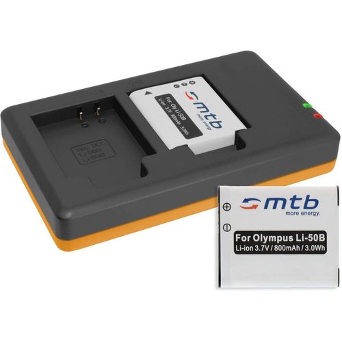 2 Batteries + Double Chargeur (Usb) Pour Li-50B / Olympus Sh-..Sp-..Sz-..Tg-..Vg-..Vr-..Xz-..Mju-..µ-.. / Pentax/Ricoh Wg-... - V. Liste! (Cable Micro-Usb Inclus)[UsbC944]