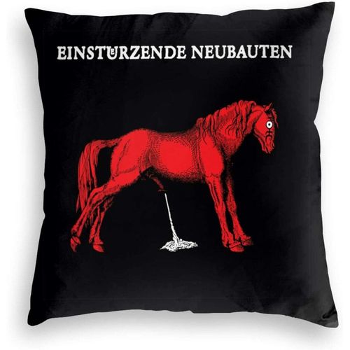 Einsturzende Neubauten Oreiller De Lit Humoristique En Velours Avec Impression 3d Pour Canapé, Coussin De Voiture (66 X 66 Cm, Noir)