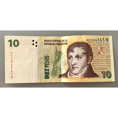 Billet Argentine 10 Pesos