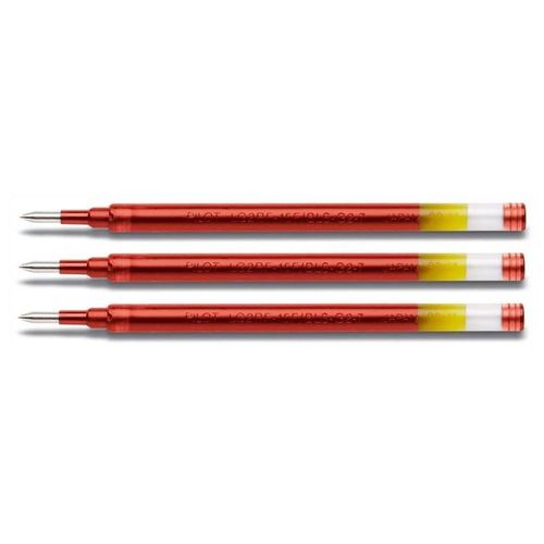 Pilot Lot De 3 Recharges Bls-G2-7 Gel Pour Stylo G2 / Alphagel Pointe 0,7 Rouge