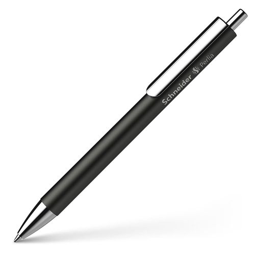 Schneider Stylo À Bille Perlia Noir Recharge Slider 755 M Bleue