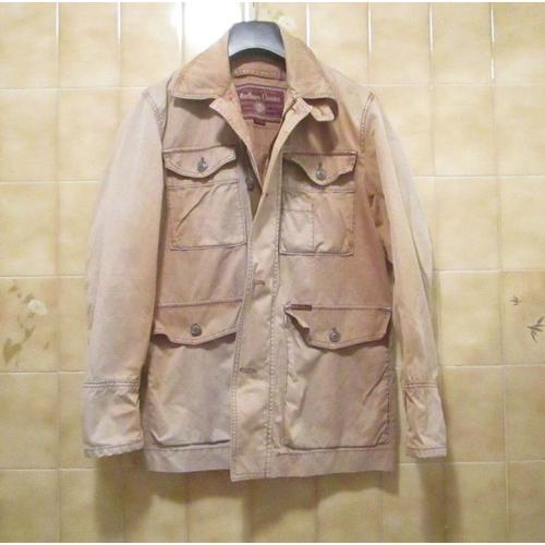 Blouson Beige Délavé Marlboro Classics Avec Poche, Souple, T. M Ou Petit T. L