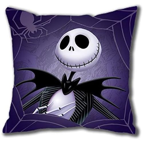 L'étrange Noël De Monsieur Jack Housse De Coussin En Tissu Carré En 40*40cm / 16*16 Pouces